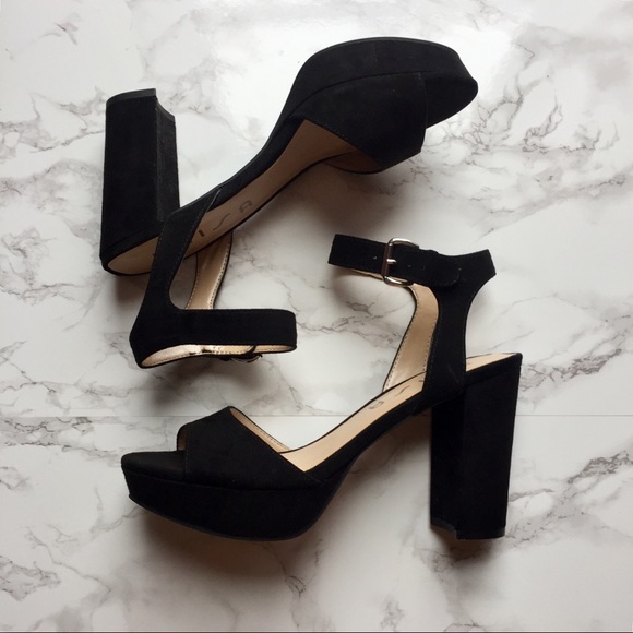 Unisa Shoes - Block Heel Peep Toe